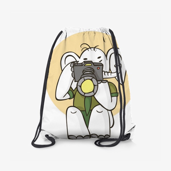 Рюкзак «иллюстрация слон фотограф бойскаут»