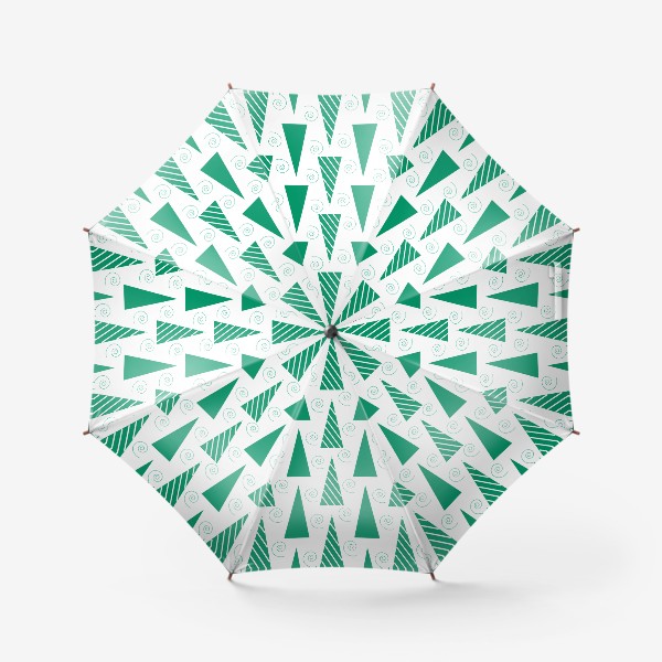 Зонт «Елочки зеленые»