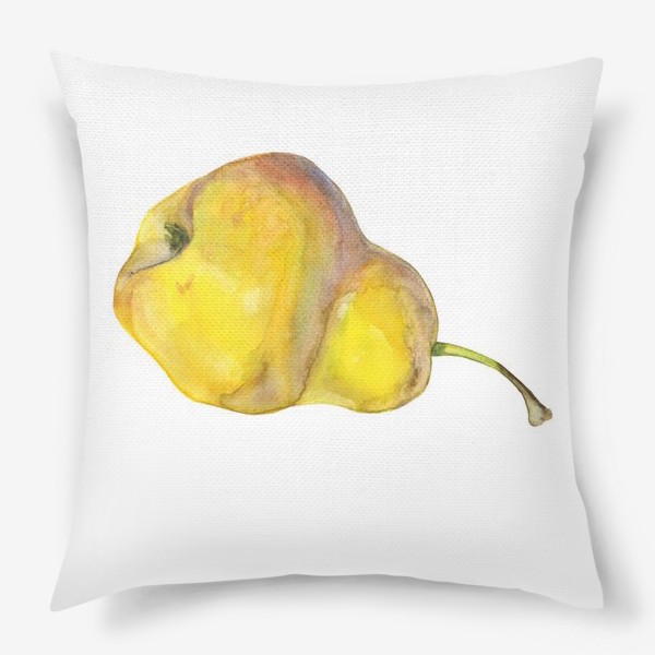 Подушка «Жёлтая груша. Yellow pear»