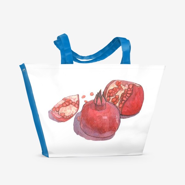 Пляжная сумка &laquo;Гранат. Pomegranate&raquo;
