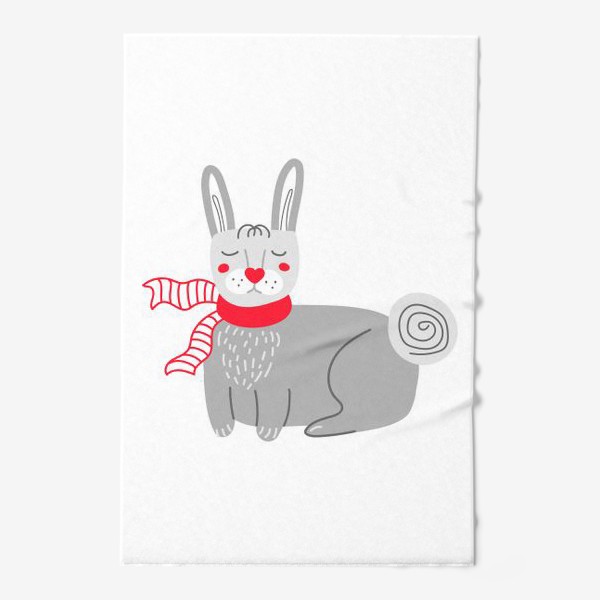 Полотенце «Серый кролик  »