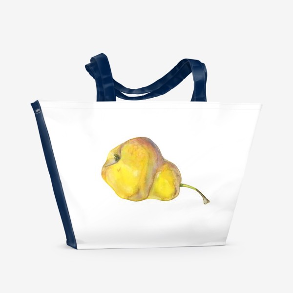 Пляжная сумка «Жёлтая груша. Yellow pear»