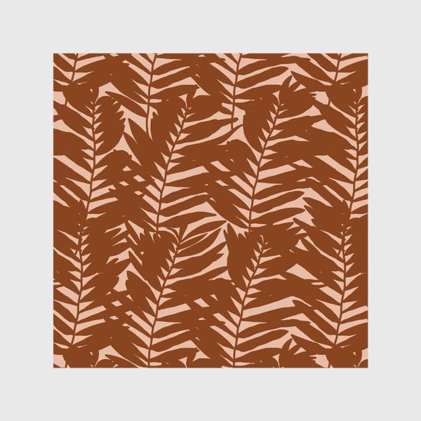 Шторы «Паттерн с пальмовыми листьями / Pattern with palm leaves»