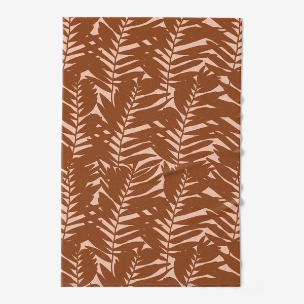 Полотенце «Паттерн с пальмовыми листьями / Pattern with palm leaves»