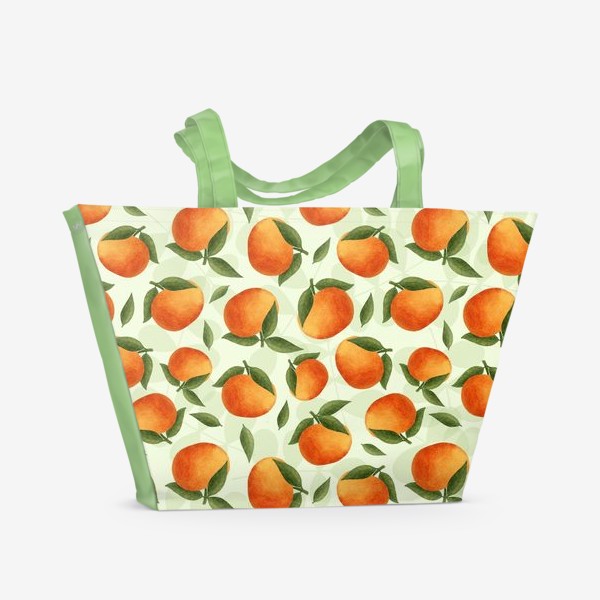 Пляжная сумка «Сочные мандарины»