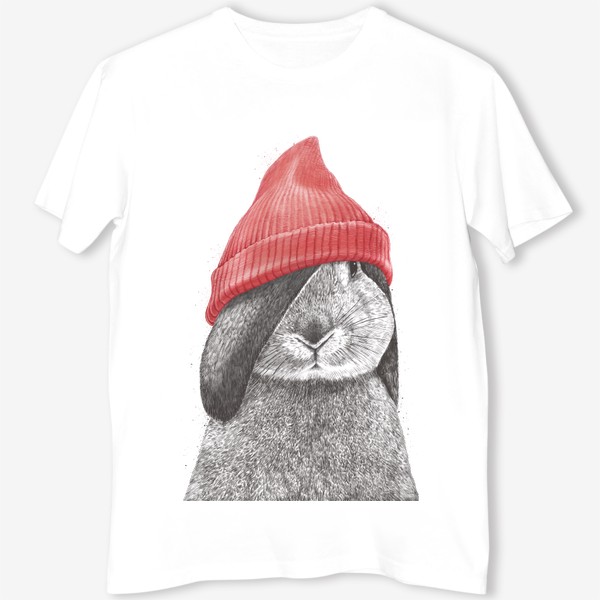 Футболка «Кролик в шапке»
