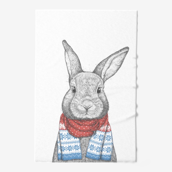 Полотенце &laquo;Кролик с шарфом &raquo;