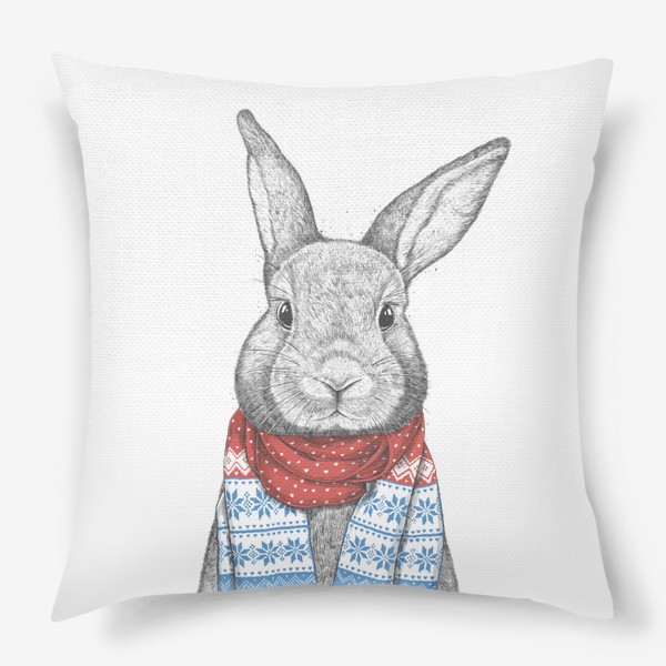 Подушка «Кролик с шарфом »