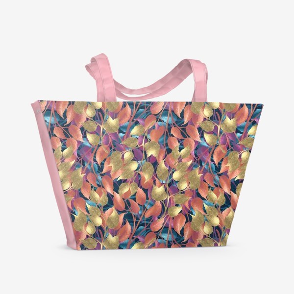 Пляжная сумка «Золотые осенние листья»