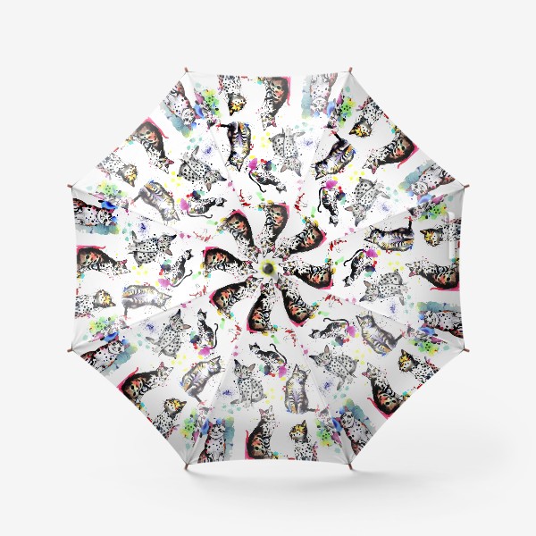 Зонт «Много котиков»