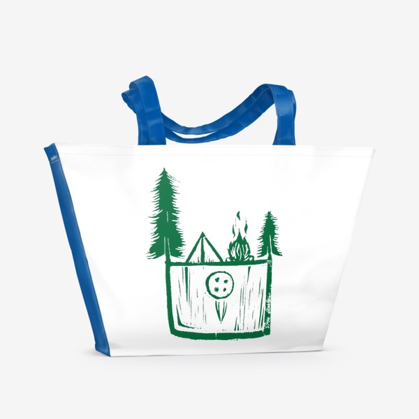 Пляжная сумка «Лес в кармане»