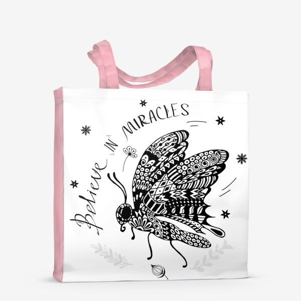 Сумка-шоппер «Верю в чудеса/Верь в чудеса. Волшебная бабочка»