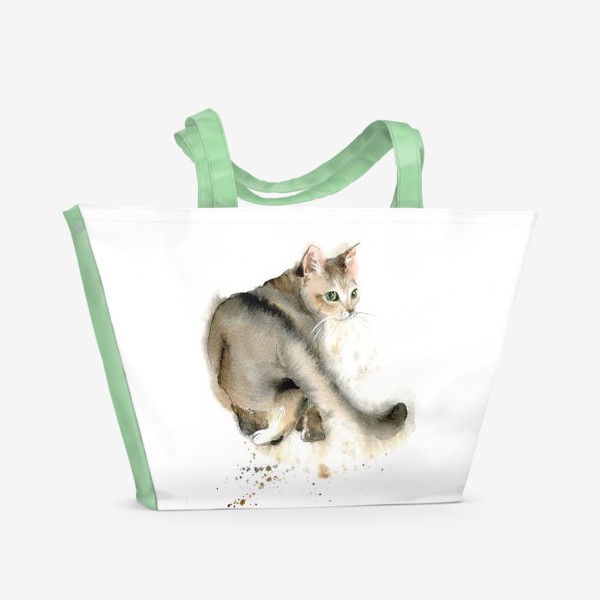 Пляжная сумка «кот»