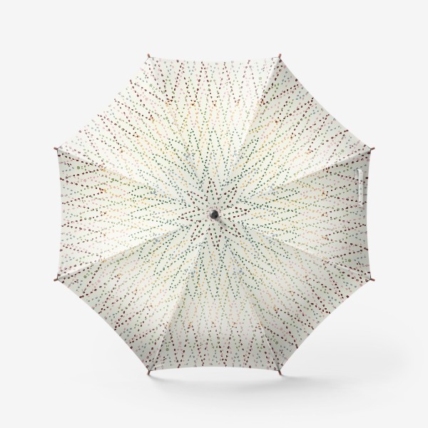 Зонт «акварельные треугольники, точки»
