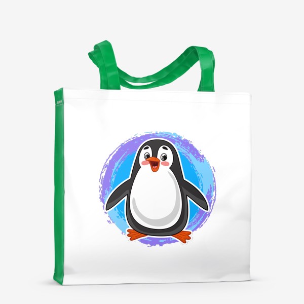 Сумка-шоппер «Мультяшный пингвин»