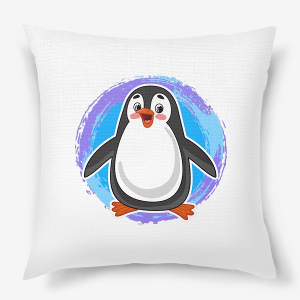 Подушка «Мультяшный пингвин»