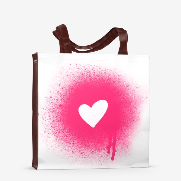 Сумка-шоппер «Граффити сердце»