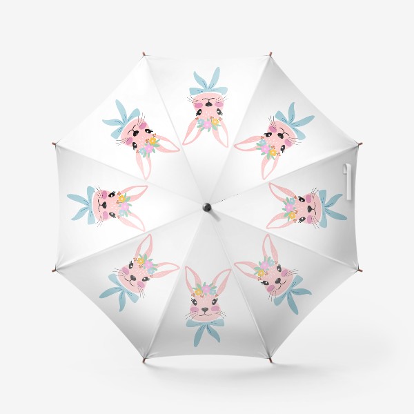 Зонт «Милый розовый кролик»