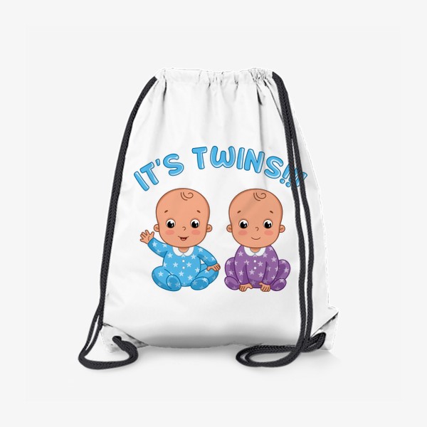 Рюкзак «Это близнецы! Мультяшные младенцы. Рождение ребенка»