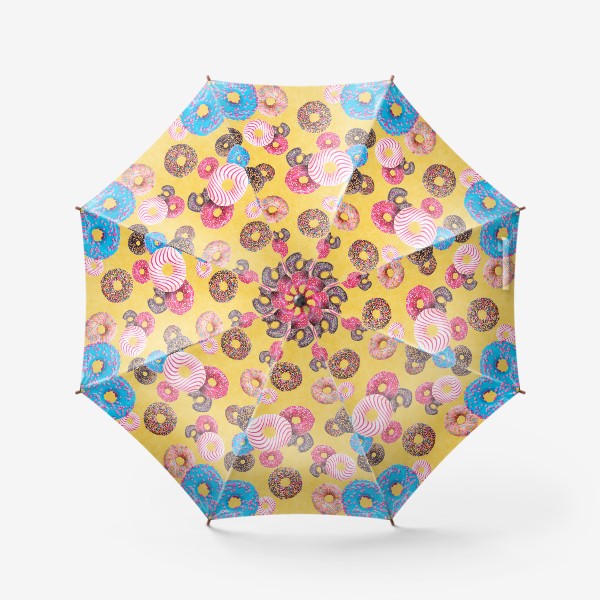 Зонт «Пончики с глазурью»