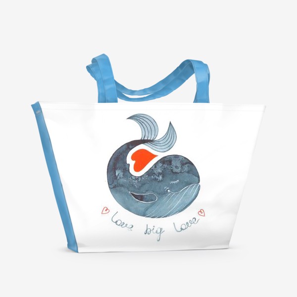 Пляжная сумка «Большая любовь»