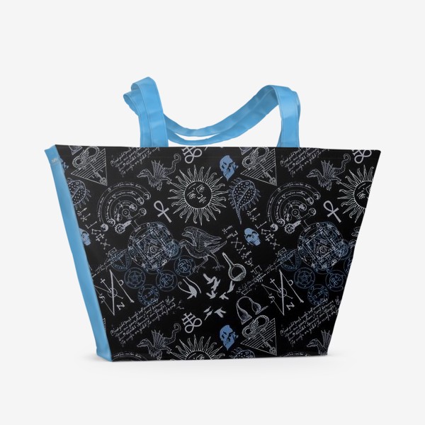 Пляжная сумка «Алхимия, диагональ»