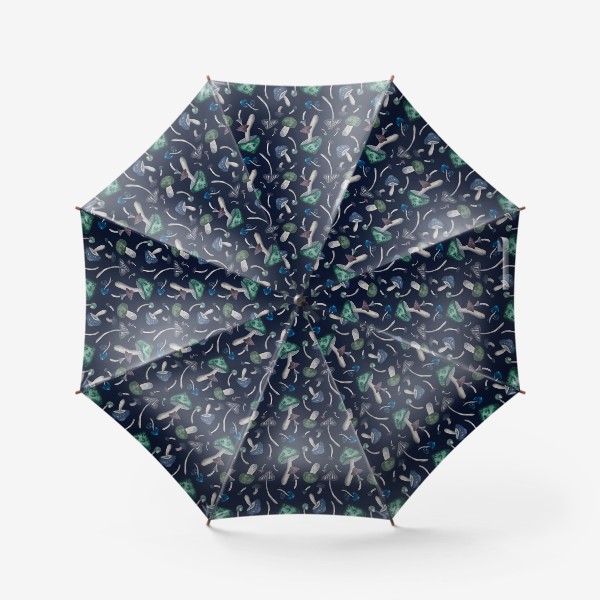 Зонт «Грибочки паттерн»