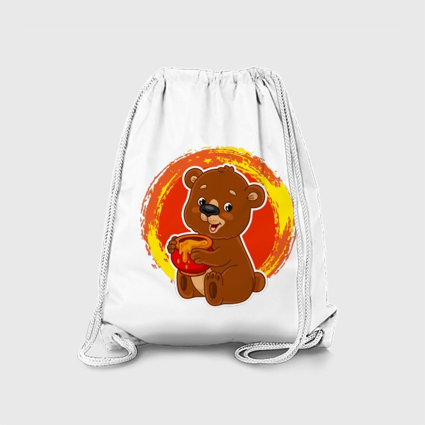 Рюкзак «Мультяшный мишка с горшочком мёда»