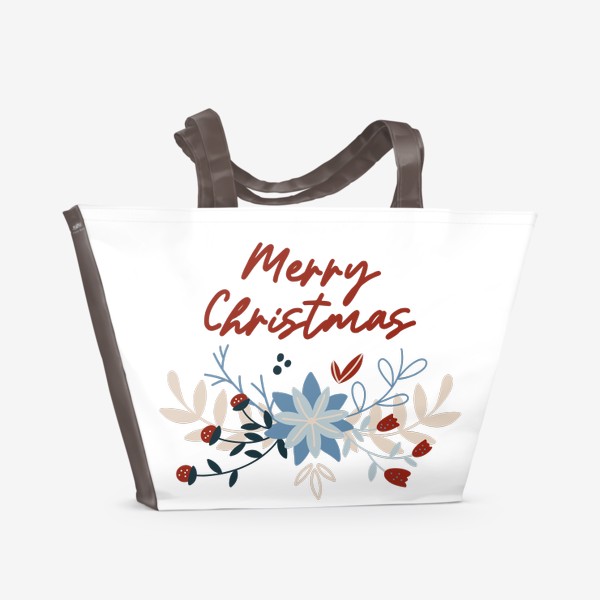 Пляжная сумка «Merry Christmas»