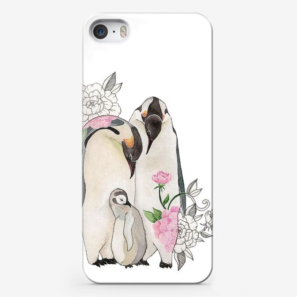 Чехол iPhone «Пингвины»