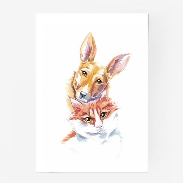 Постер «Друзья Пес и Кот»