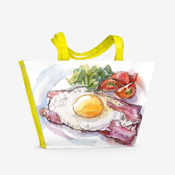 Пляжная сумка «Завтрак »