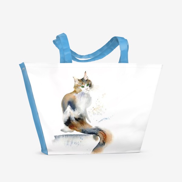 Пляжная сумка «кошка»