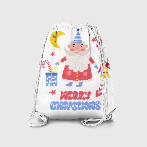 Рюкзак «Постер с Дедом Морозом»