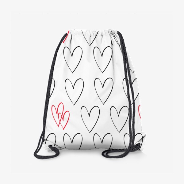 Рюкзак «Паттерн сердечки»