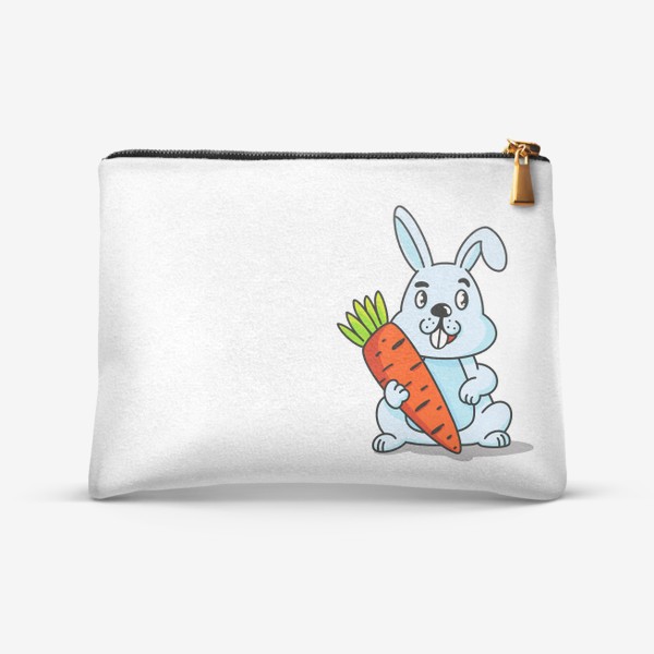 Косметичка «Кролик с большой морковкой»