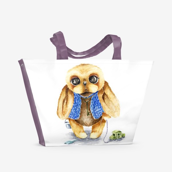 Пляжная сумка «Игрушка зайка»