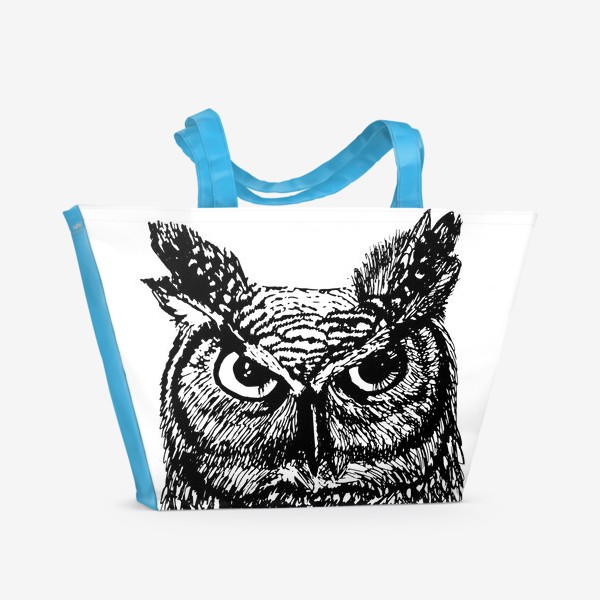 Пляжная сумка «Ушастая сова»