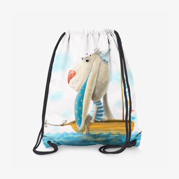 Рюкзак «Кролик в лодке»