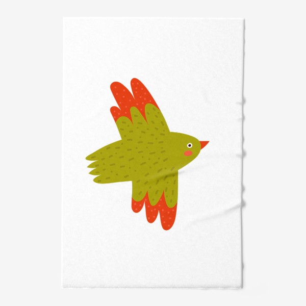 Полотенце «Зеленый попугай»