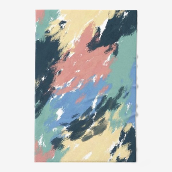 Полотенце «Абстрактный паттерн с разноцветными пятнами / Abstract pattern with colourful spots»