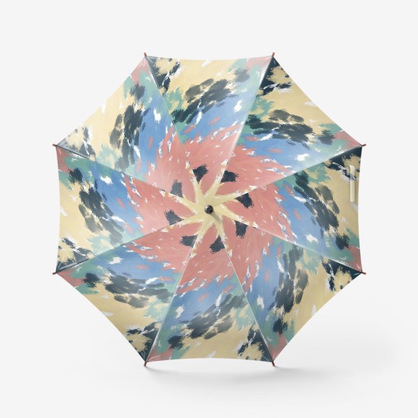 Зонт «Абстрактный паттерн с разноцветными пятнами / Abstract pattern with colourful spots»