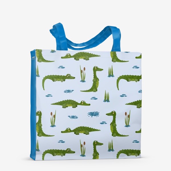 Сумка-шоппер «Крокодил и крокодилы»