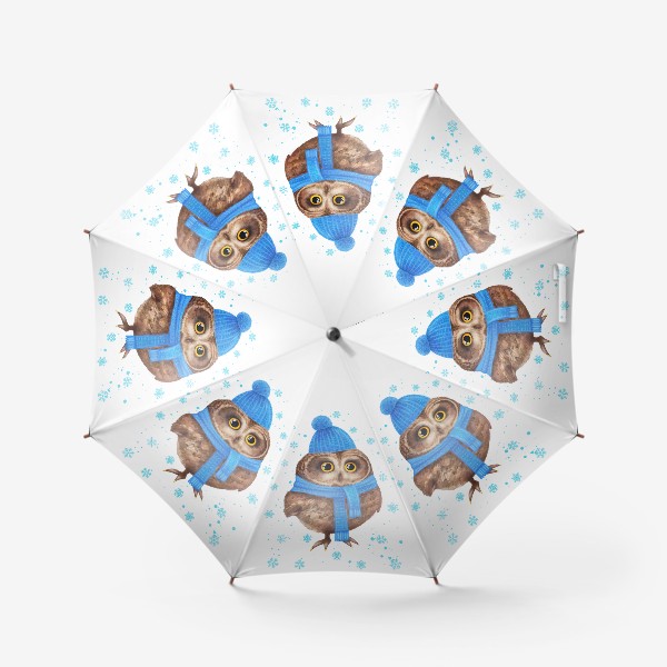 Зонт «Зимняя сова»