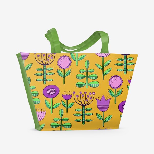 Пляжная сумка «милые цветочки»