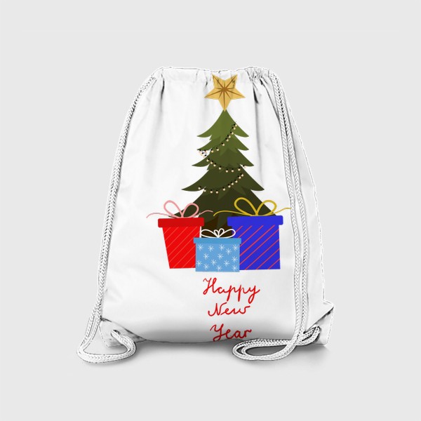 Рюкзак «Елка с подарками. Новый год.»