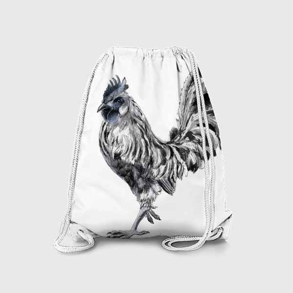 Рюкзак «Красивый петух с перьями идет»