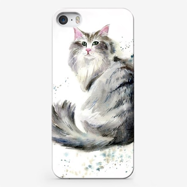 Чехол iPhone «кот»