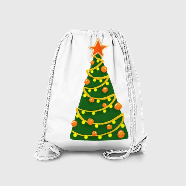 Рюкзак «Новогодняя праздничная елка»