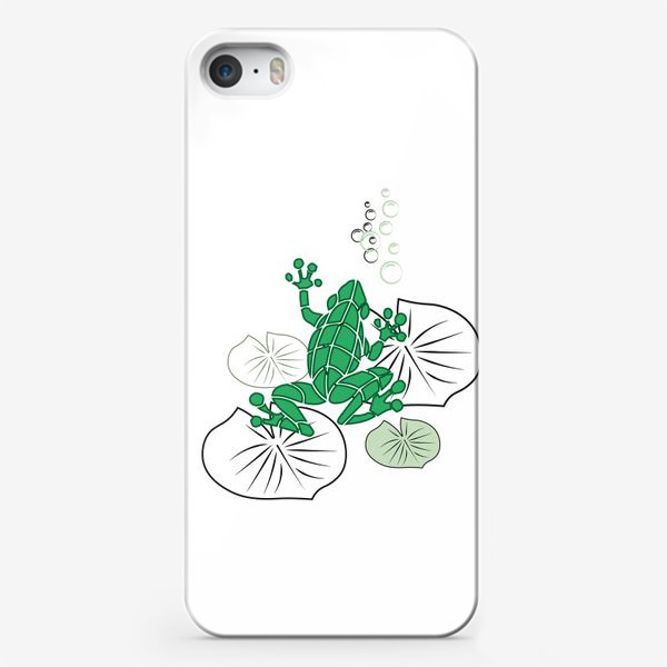 Чехол iPhone «Принт с лягушкой.Жаба.»
